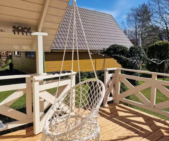 Domek drewniany 6 osobowy Bluszcz