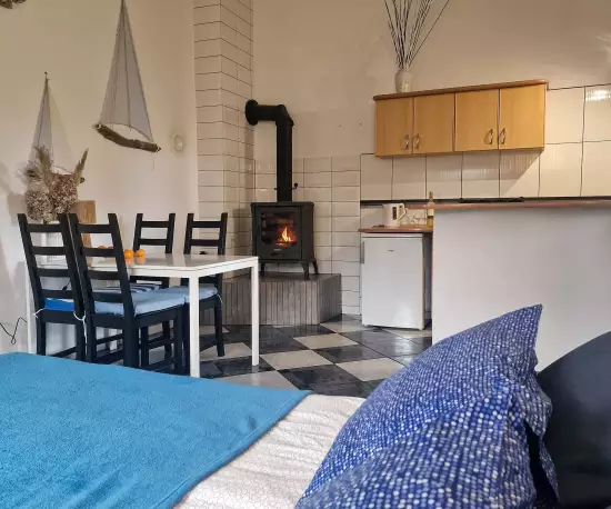 Domek murowany z kominkiem Zielone Wzgórze Bukszpan