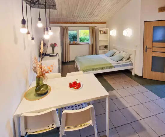 Domek murowany z kominkiem Zielone Wzgórze