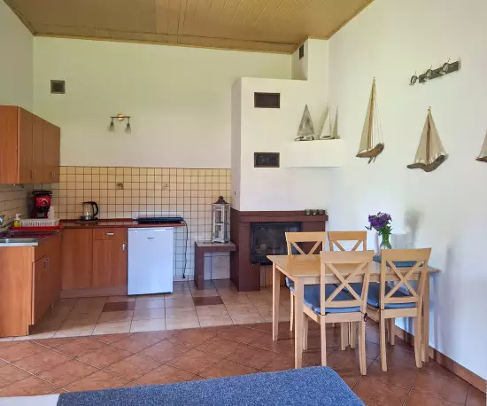 Domek murowany z kominkiem Zielone Wzgórze