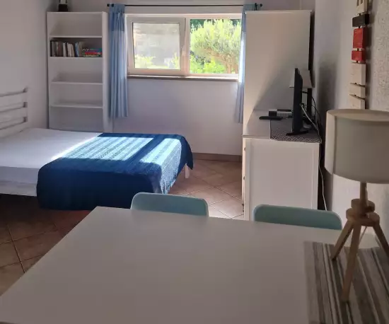 Domek Morski Domek murowany z kominkiem